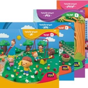 Livros Infantil 5 + app agenda+ Bilingue