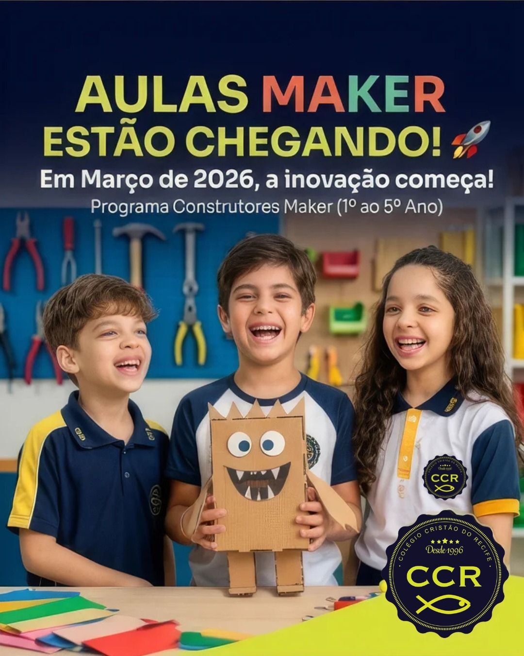 Projeto Maker ! Para a turma do Integral !!