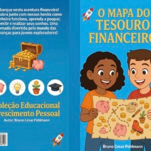 O mapa do Tesouro Financeiro capa Azul